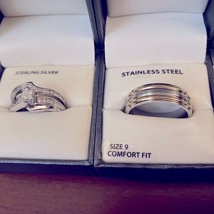 Wedding and engagement rings